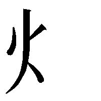 火字邊|部首が火「ひへん」の漢字一覧